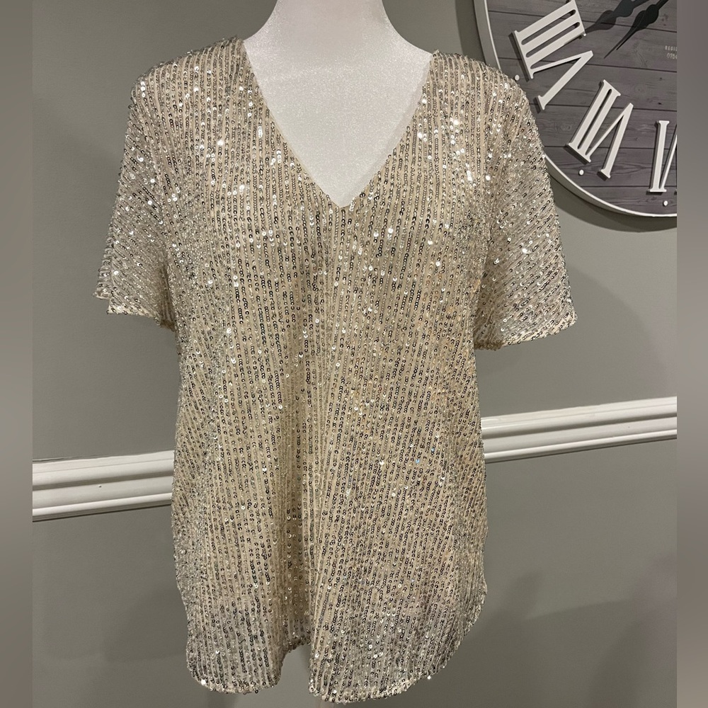 Express Sparkly Women's Top - Size Medium